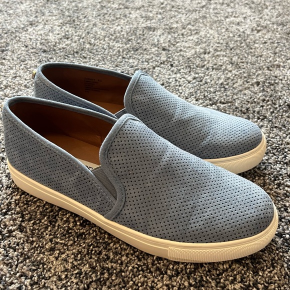 Steve Madden Blue Suede Sneakers - Picture 1 of 5